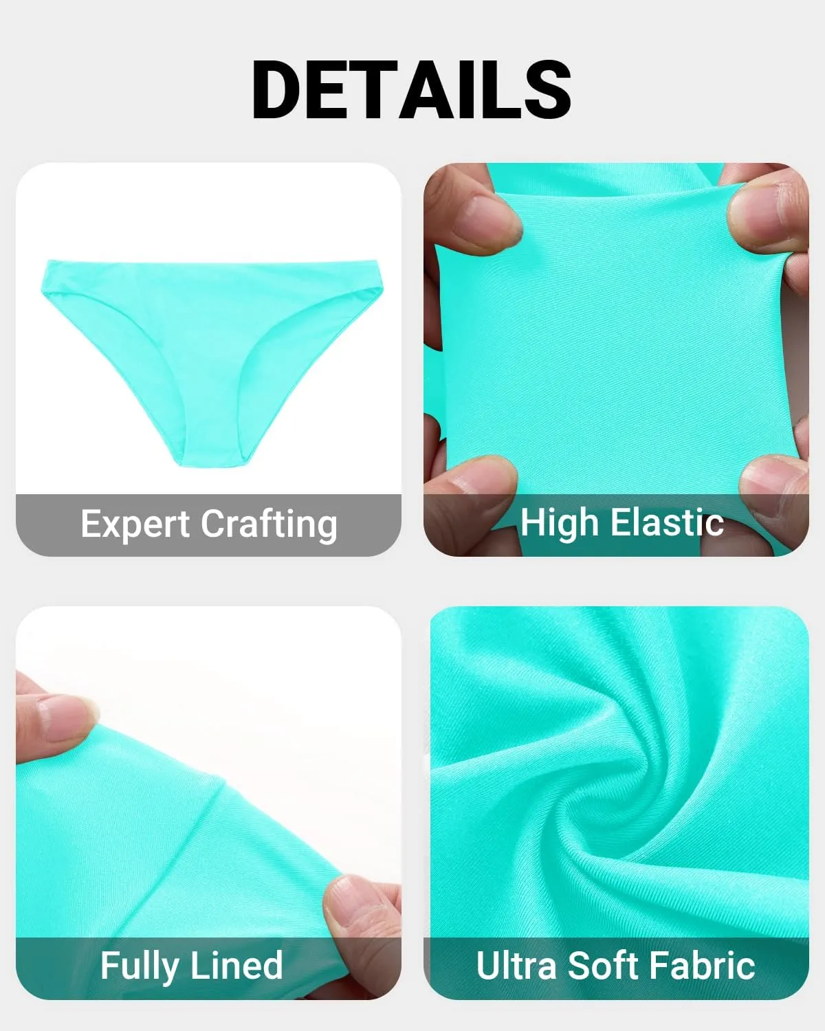 Tempt Me Women Low Rise Bikini Bottoms - Moderate Coverage Bathing Suit Bottoms Low Waisted Swimsuit Bottoms Brief 2025