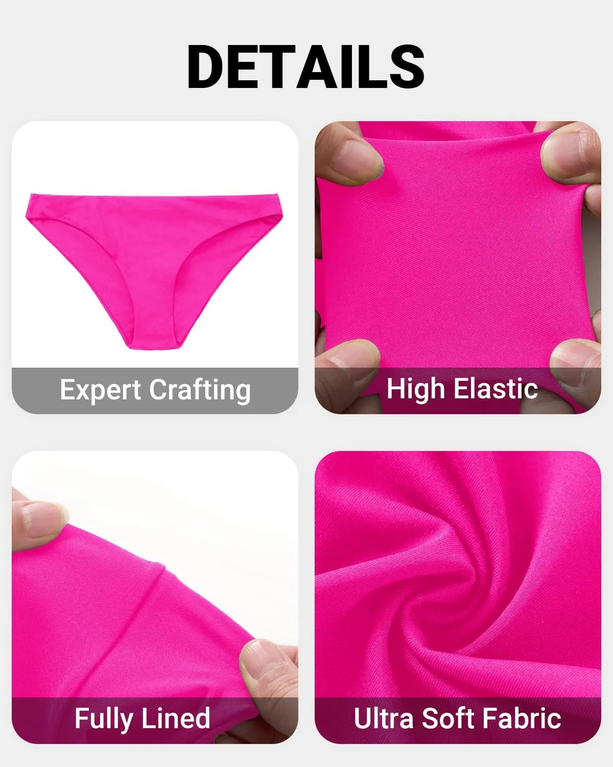 Tempt Me Women Low Rise Bikini Bottoms - Moderate Coverage Bathing Suit Bottoms Low Waisted Swimsuit Bottoms Brief 2025