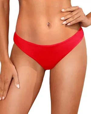 Tempt Me Women Low Rise Bikini Bottoms - Moderate Coverage Bathing Suit Bottoms Low Waisted Swimsuit Bottoms Brief 2025