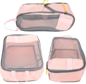 TENDYCOCO 3pcs Travel Storage Bag Suitcase Packing Cubes Luggage Packing Organizers Travel Luggage Bags Compression Packing Cubes Packing Cubes for Travel Luggage Packing Bags Oxford Cloth