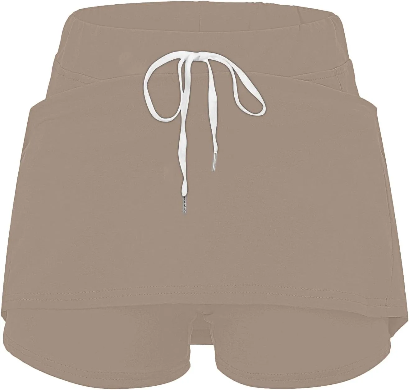 Tennis Skorts for Women with Inner Shorts High Waisted Drawstring Mini Skirts Summer Trendy Athletic Workout Shorts