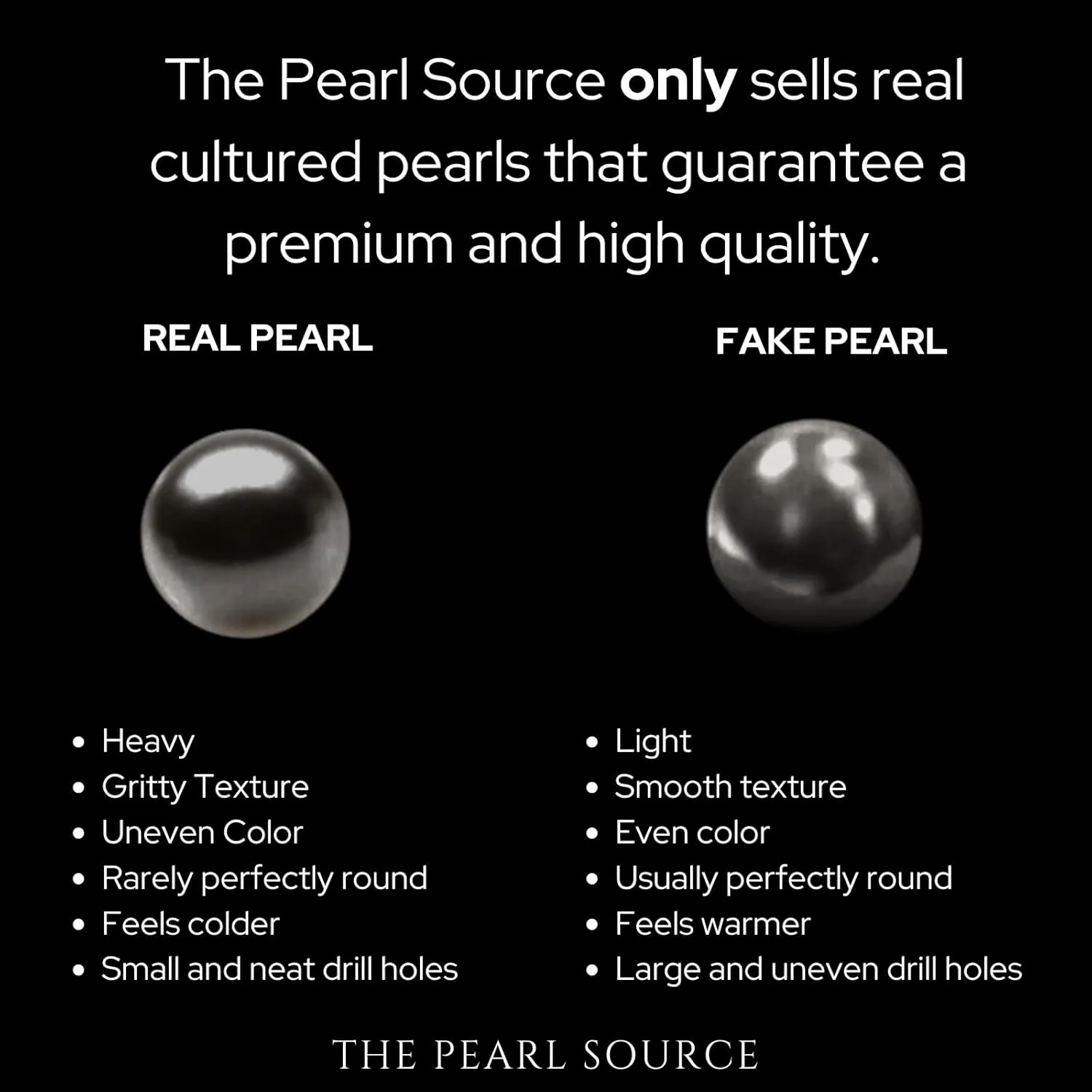 THE PEARL SOURCE Black Japanese Akoya Real Pearl Earrings for Women - 14k Gold Stud Earrings | Hypoallergenic Earrings with Genuine Cultured Pearls
