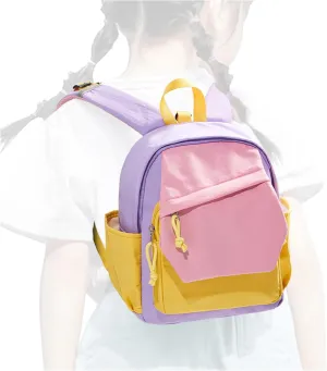 Toddler Backpack for Boys Girls 2-4, Small Kids Backpack for School, Preschool Kindergarten Backpack, Toddler Mini Bookbag Travel Daypack for Kids Purple Pink