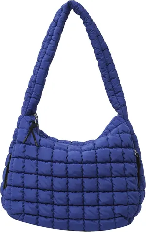Tote Bag For Women Ladies Large Quilted Tote Bag Winter Soft Quilted Shoulder Bag Down Shoulder Bag Shopping Handbag H