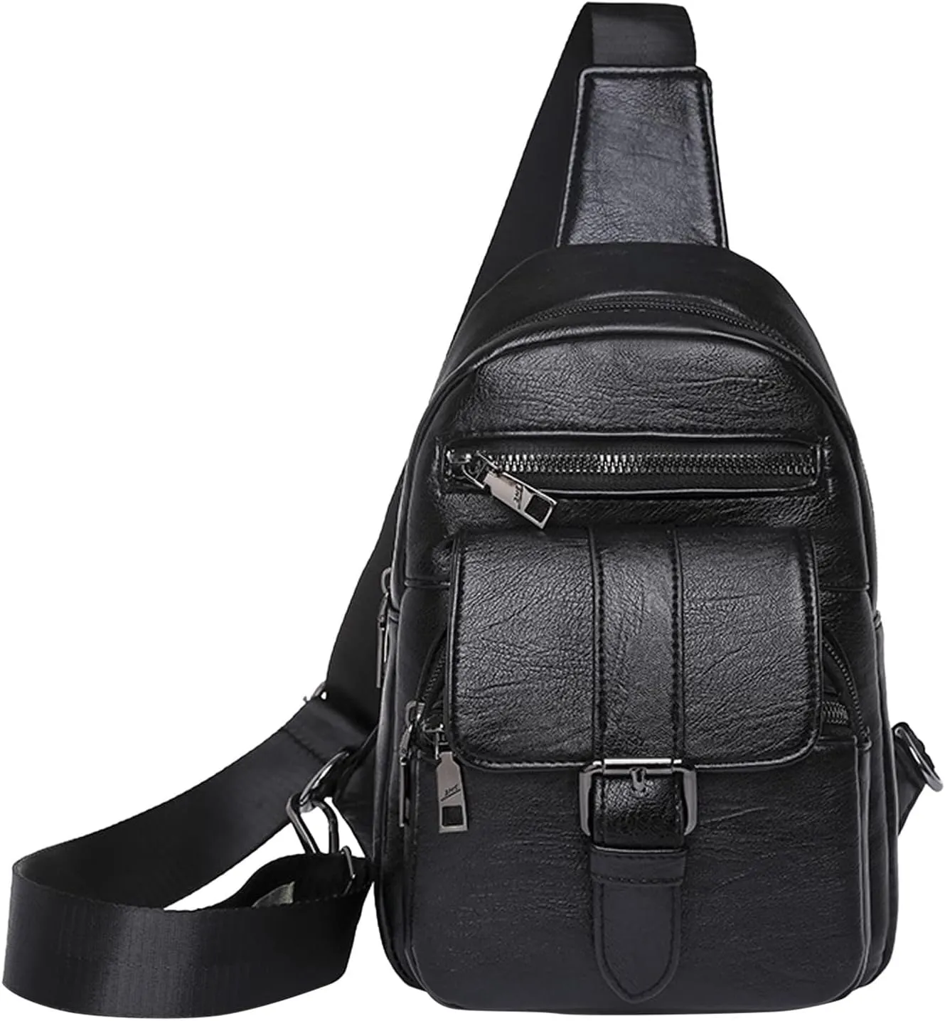 Tote Bag For Women Men Chest Bag Sling Bag Small Crossbody Pu Leather Satchel Day pack Fashion Shoulder Strap Bags H
