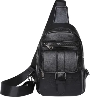 Tote Bag For Women Men Chest Bag Sling Bag Small Crossbody Pu Leather Satchel Day pack Fashion Shoulder Strap Bags H