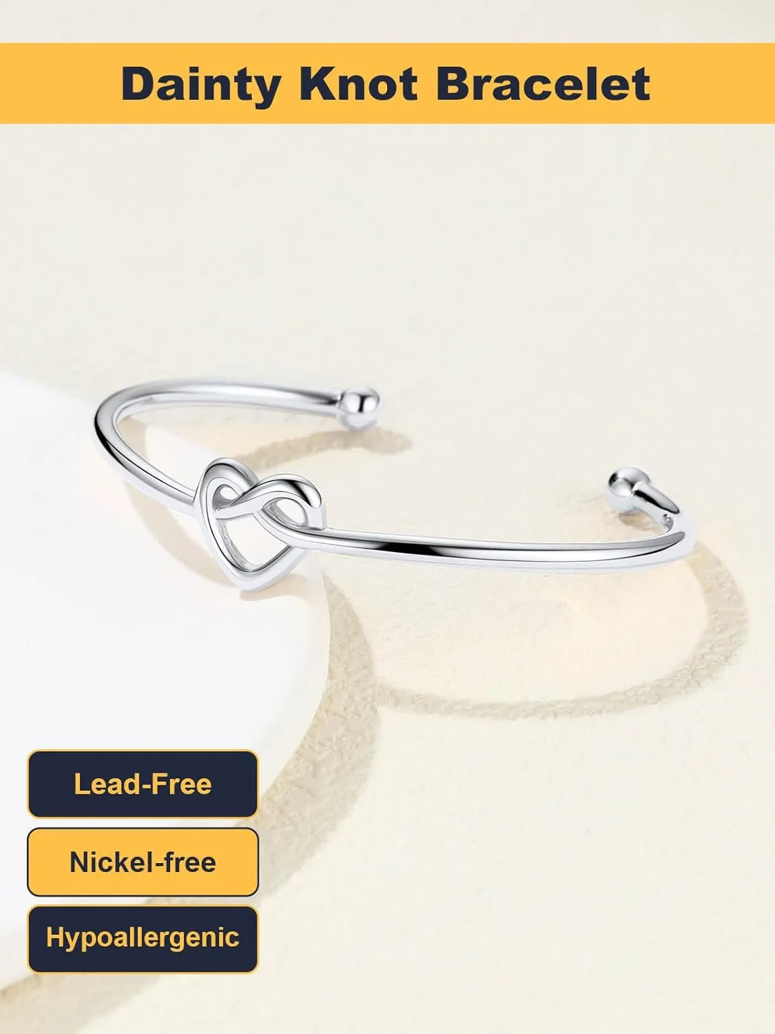 U7 Unisex Simple Cuff Bracelet 18K Real Gold Platinum Plated Fine Bracelets Fashion Jewelry Open Bangle Cuff Bracelets, Twisted or Heart Style