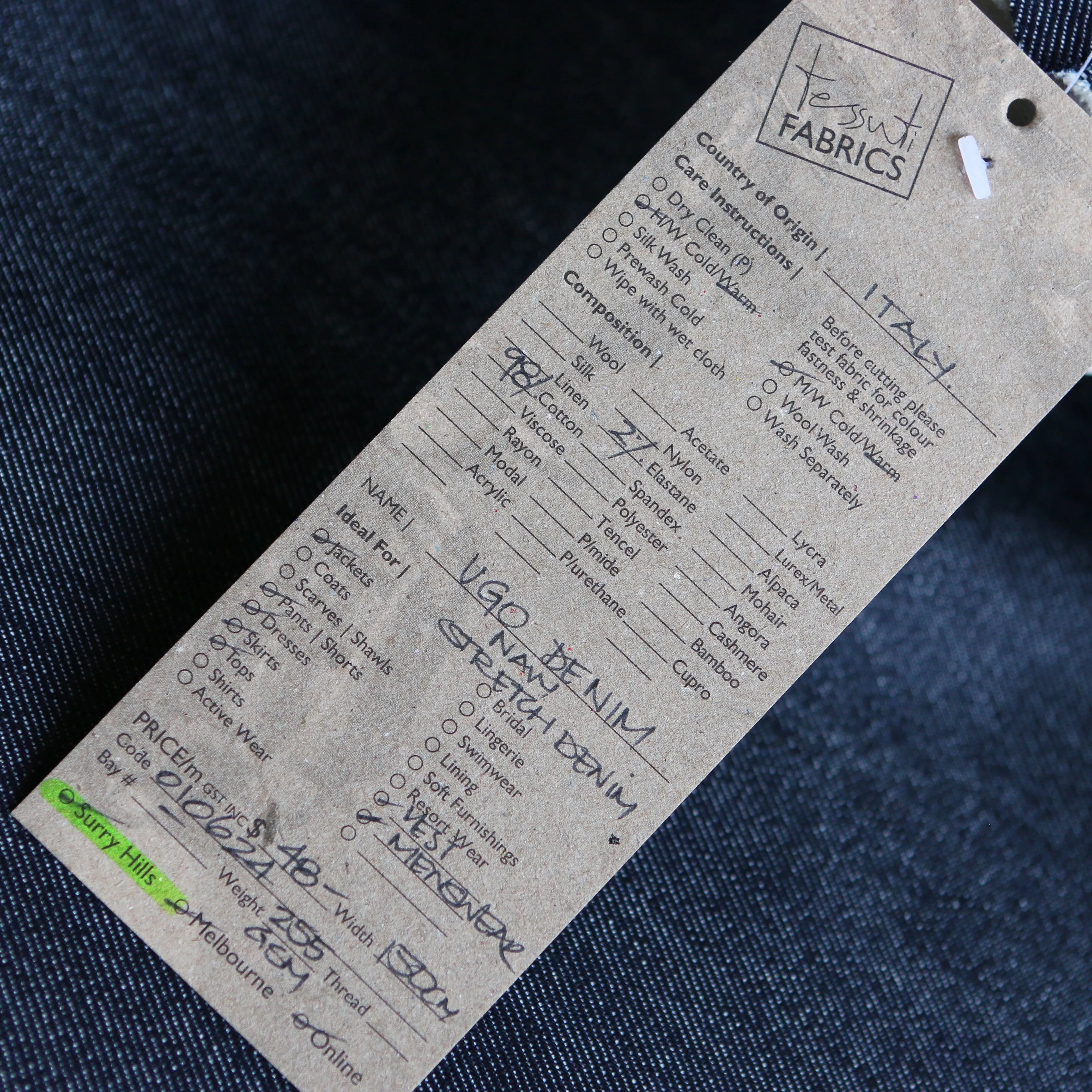 Ugo Denim - Stretch Denim