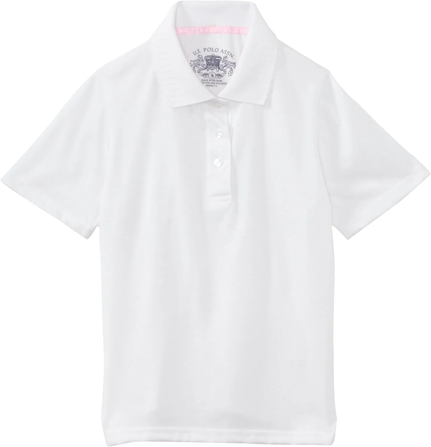 US Polo Assn Girls' Big Polo Shirt (More Styles Available)