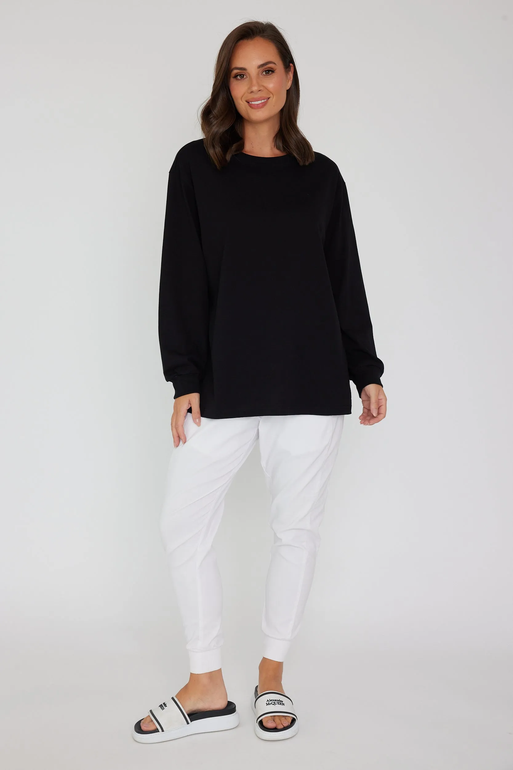 VANDAM Long Sleeve Top Black