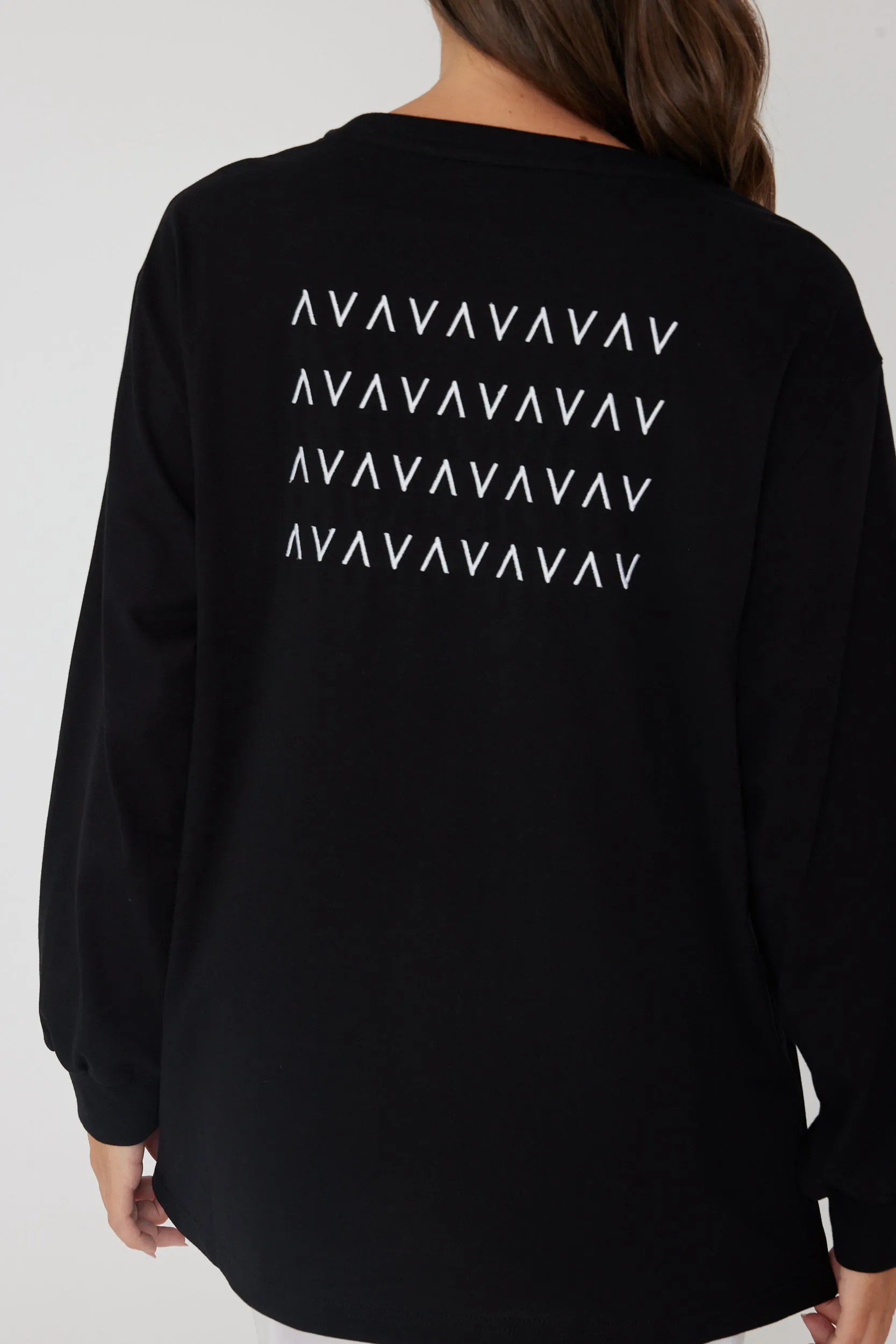 VANDAM Long Sleeve Top Black