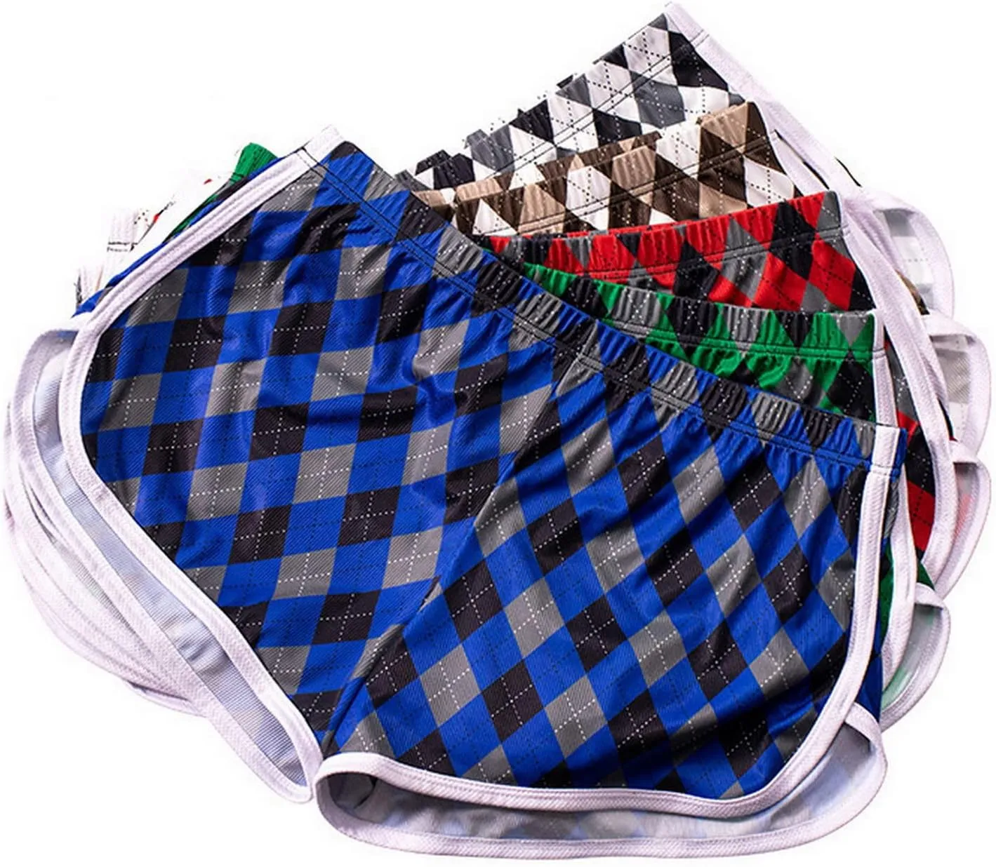 Various Styles of Men's Sexy Checked Underwear (5 Packs)