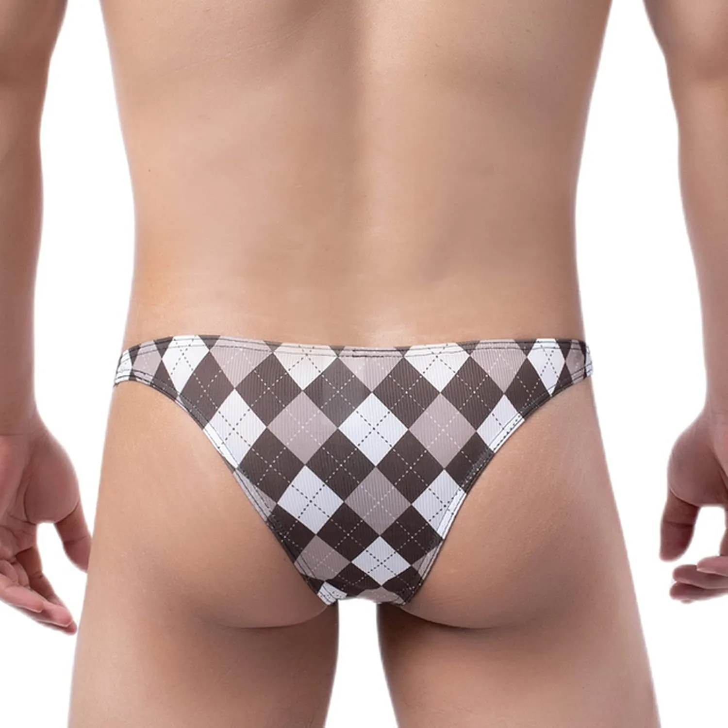 Various Styles of Men's Sexy Checked Underwear (5 Packs)
