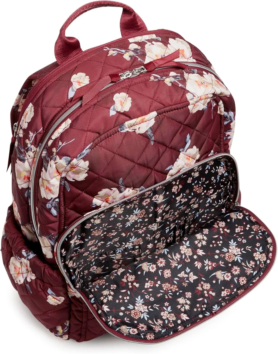 Vera Bradley Performance Twill Campus Backpack, Blooms and Branches