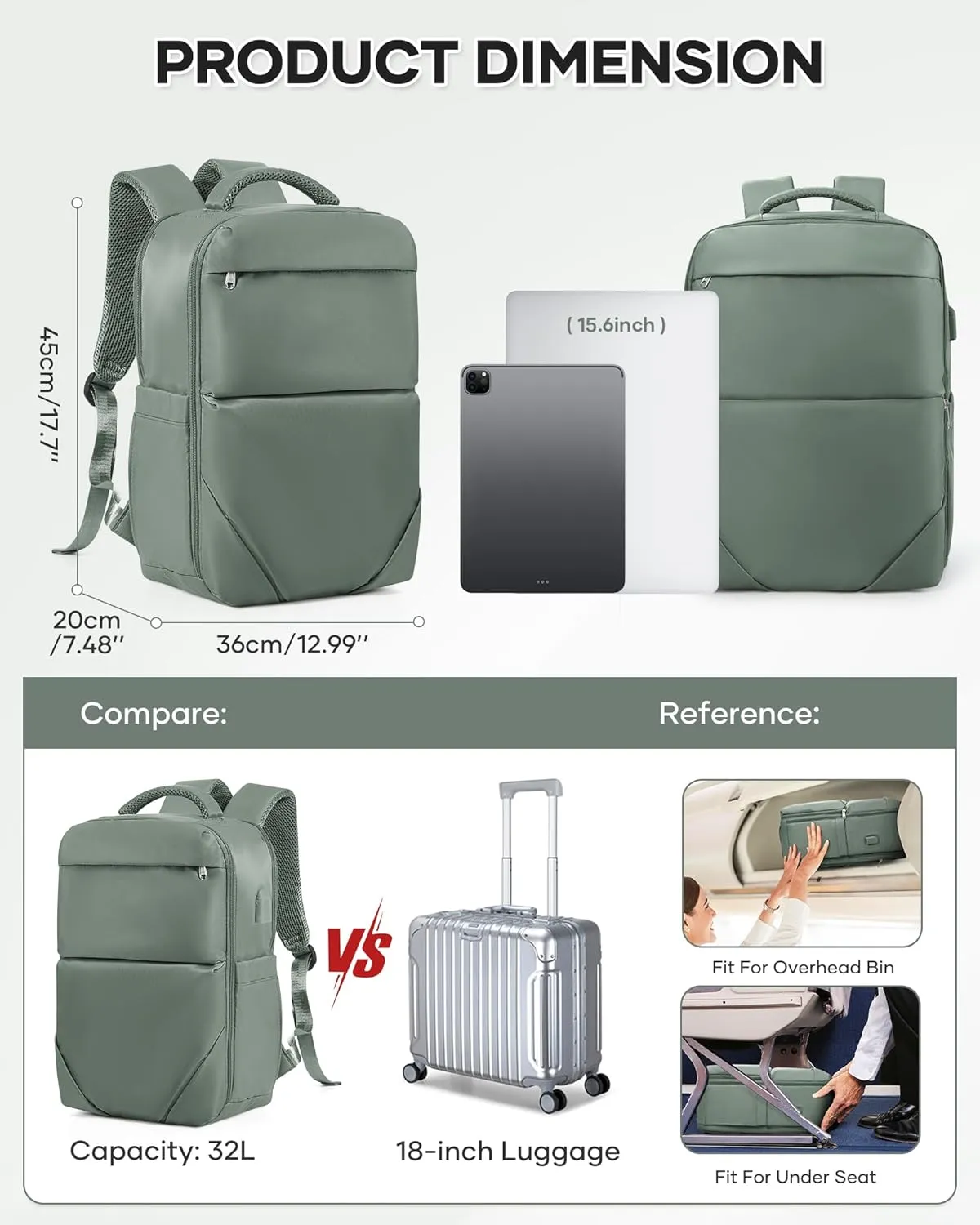 wepadre Large Vacuum Backpack Travel with Pump Vacpack Backpack with Vacuum Seal Backpacks Traveling Backpacks Vacuum Compression for Travel Carry on Luggage