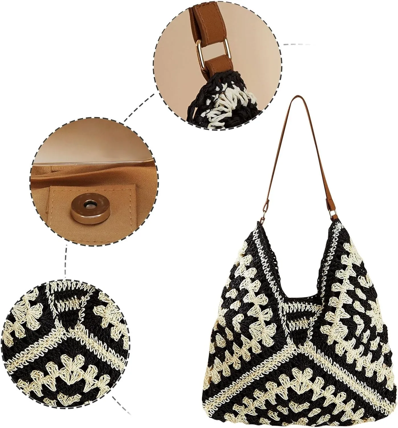 Western Tote Bags for Women Tooled Shoulder Ladies Top Handle Handbag Large Hobo Shoulder Bag