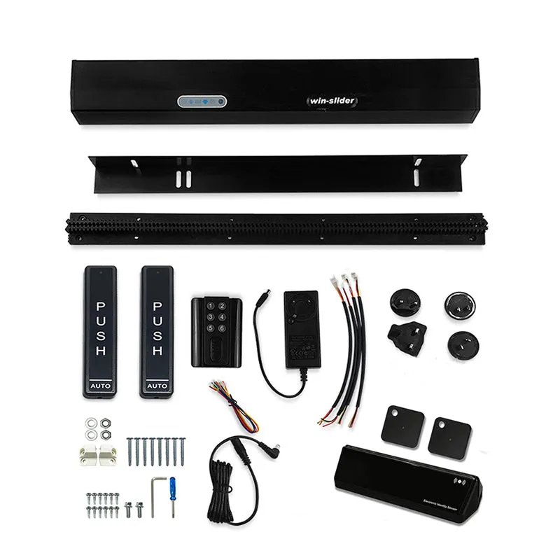 WiFi Smart Household Pet Door Opener, App Control Patio Sliding Door Operator with Pet Sensor Collar