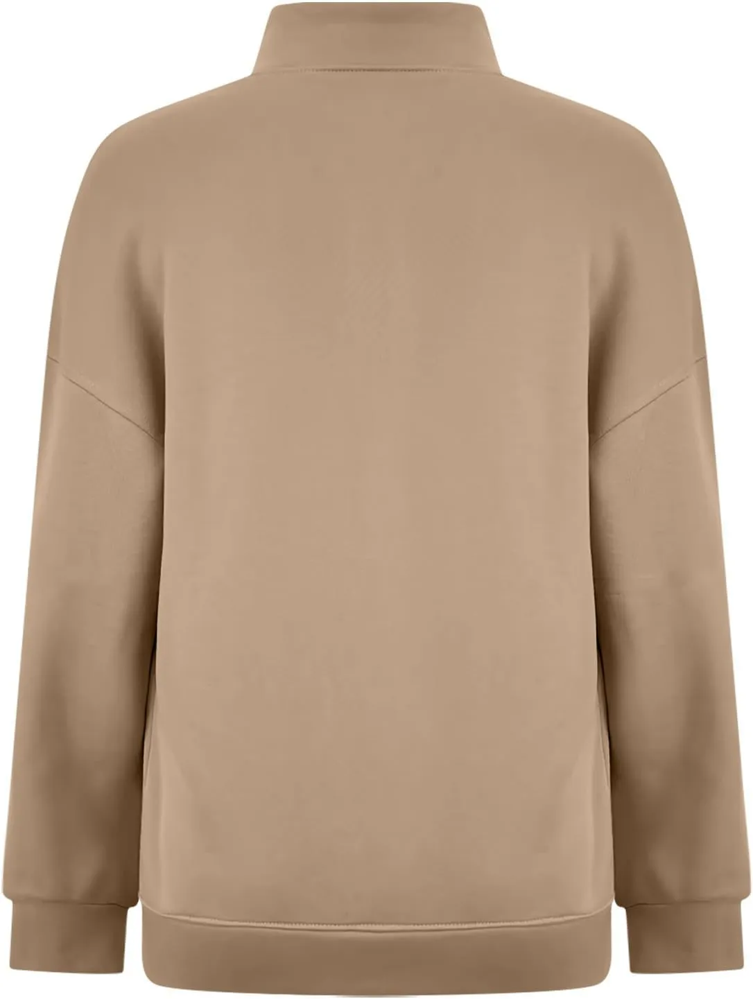 Women Fleece Half Zip Pullover Comfy Oversized Sweatshirt Trendy 1/4 Zip Up Hoodie Casual Fall Sweaters with Pockets