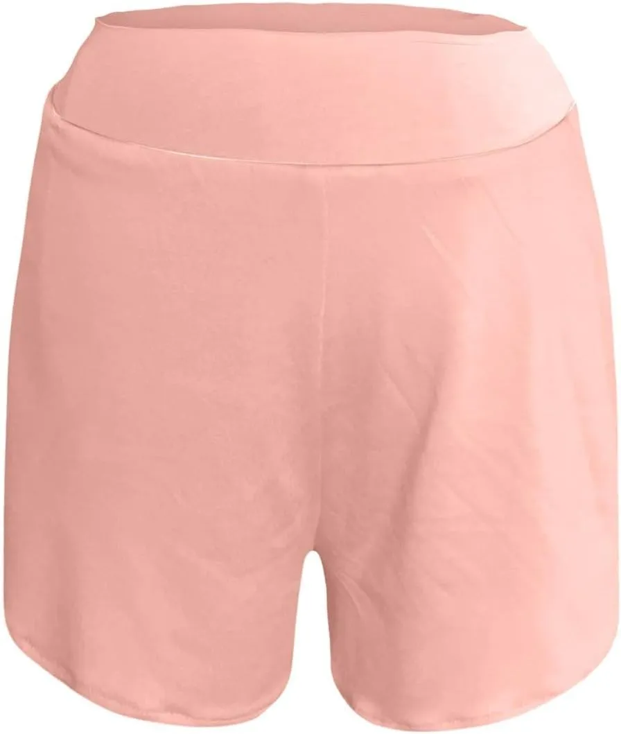 Women Gym Yoga Workout Running Athletic Shorts High Waisted Casual Plus Size Lounge Shorts Summer Cotton Short Pants