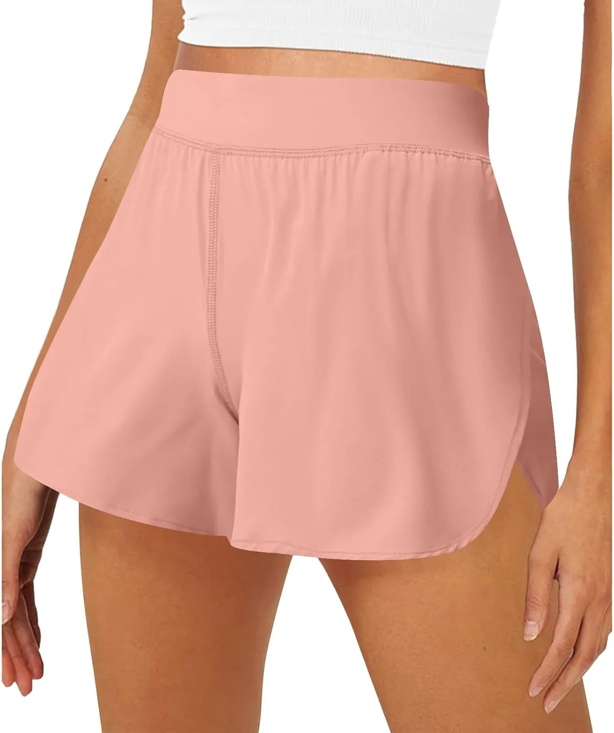Women Gym Yoga Workout Running Athletic Shorts High Waisted Casual Plus Size Lounge Shorts Summer Cotton Short Pants