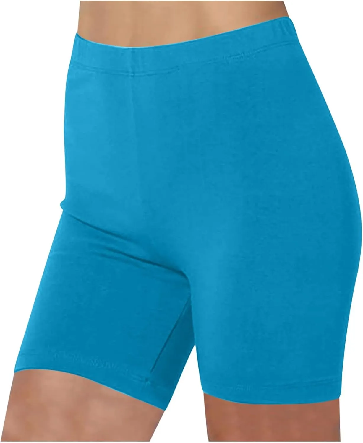Women Leggings Shorts Ladies Shaping Yoga Shorts Elastic Waist Half Pants High Waist Short Trousers Gym Shorts Bottoms