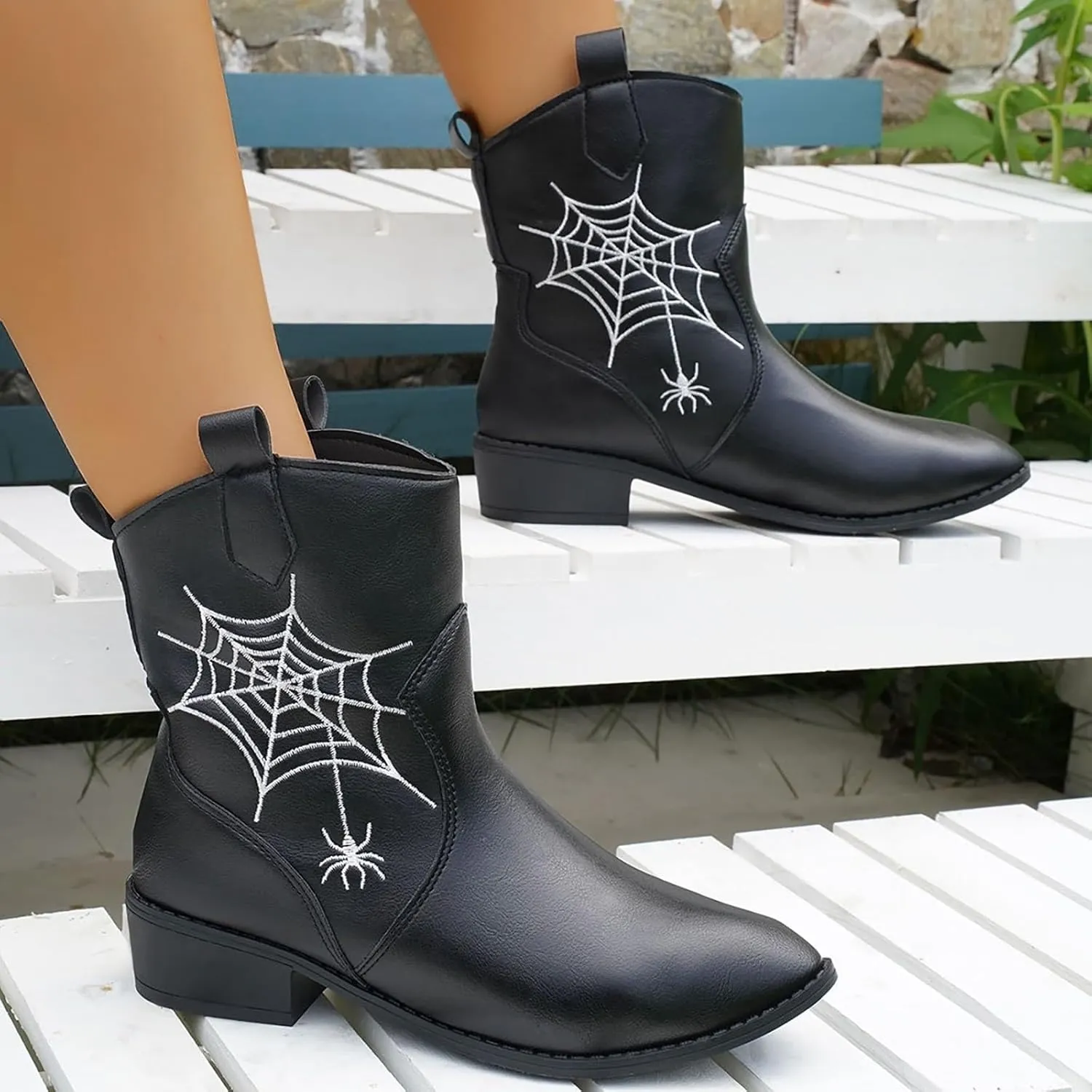 Women's Ankle Boots Ankle Rubber Boots for Women Botas Elegantes Para Mujer Black Boots Womens Black Ankle Boots for Women Comfort Ankle Boot for Sprained Ankle