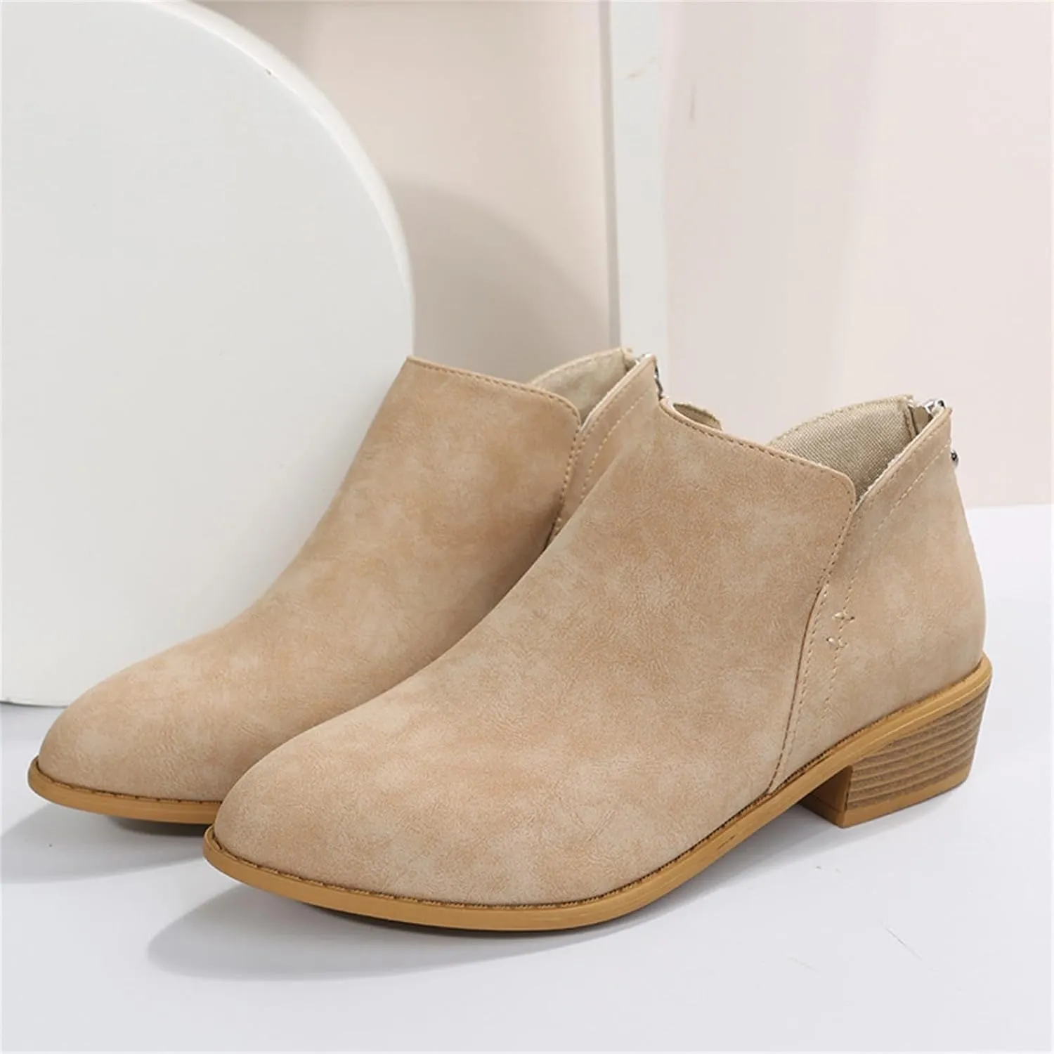 Womens Black Ankle Boots Botines Vaqueros Para Mujer Botas De Invierno Para Mujer Teacher for Women 2024 Womens Black Ankle Boots Arch Support Ankle Bootie for Women