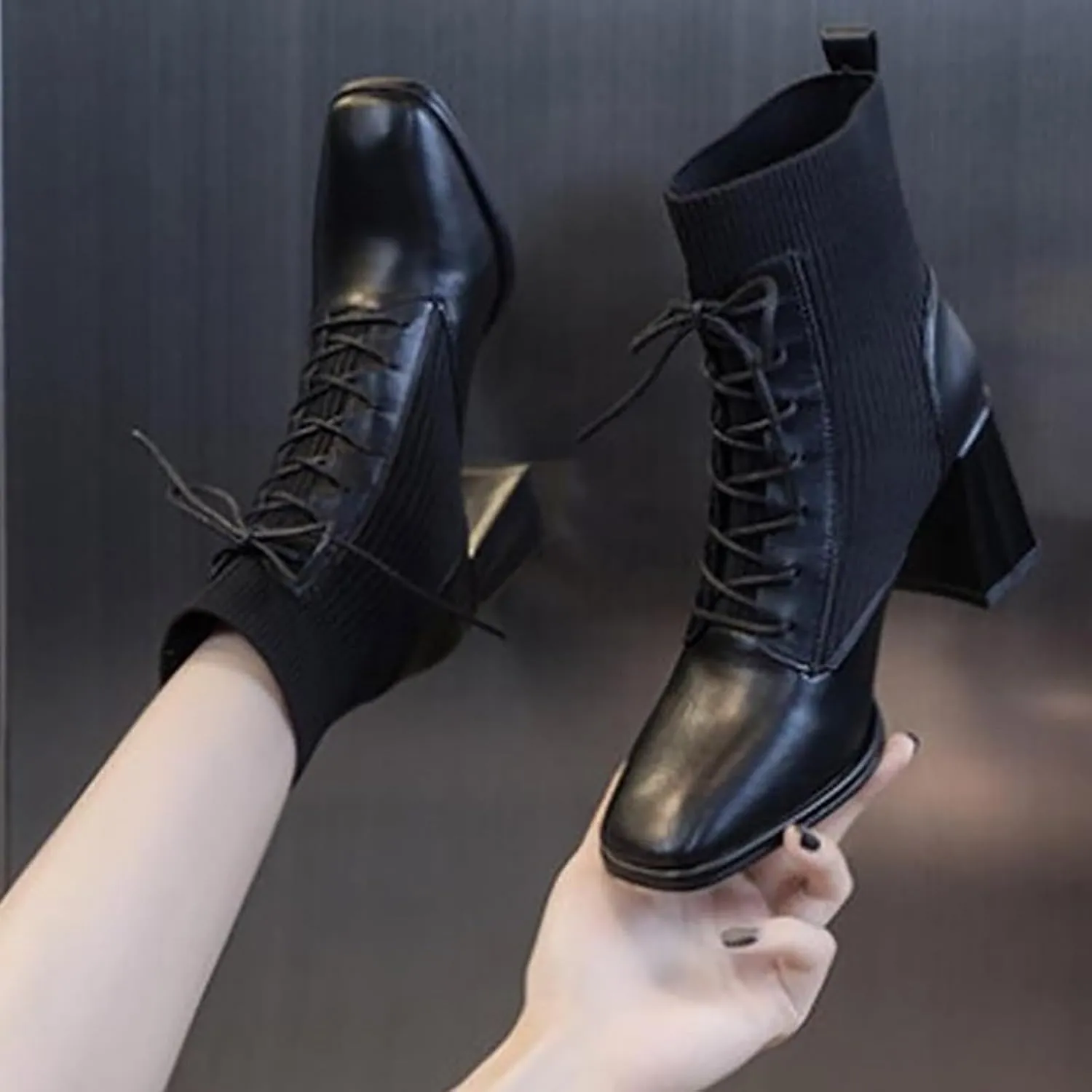 Womens Booties Low Heel Black Boots Women High Heel Work Boots Ladies Ankle Boots Ankle Boots for Women Low Heel Wide Width Brown Ankle Boots for Women Wide Width