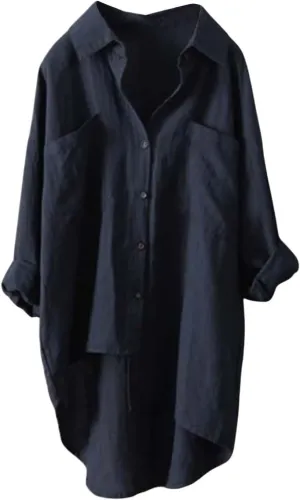 Womens Classic Plaid Shirt Long Sleeve Button Down Up Shirts 2025 Stylish Oversized Loose Fit Blouse V Neck Tops