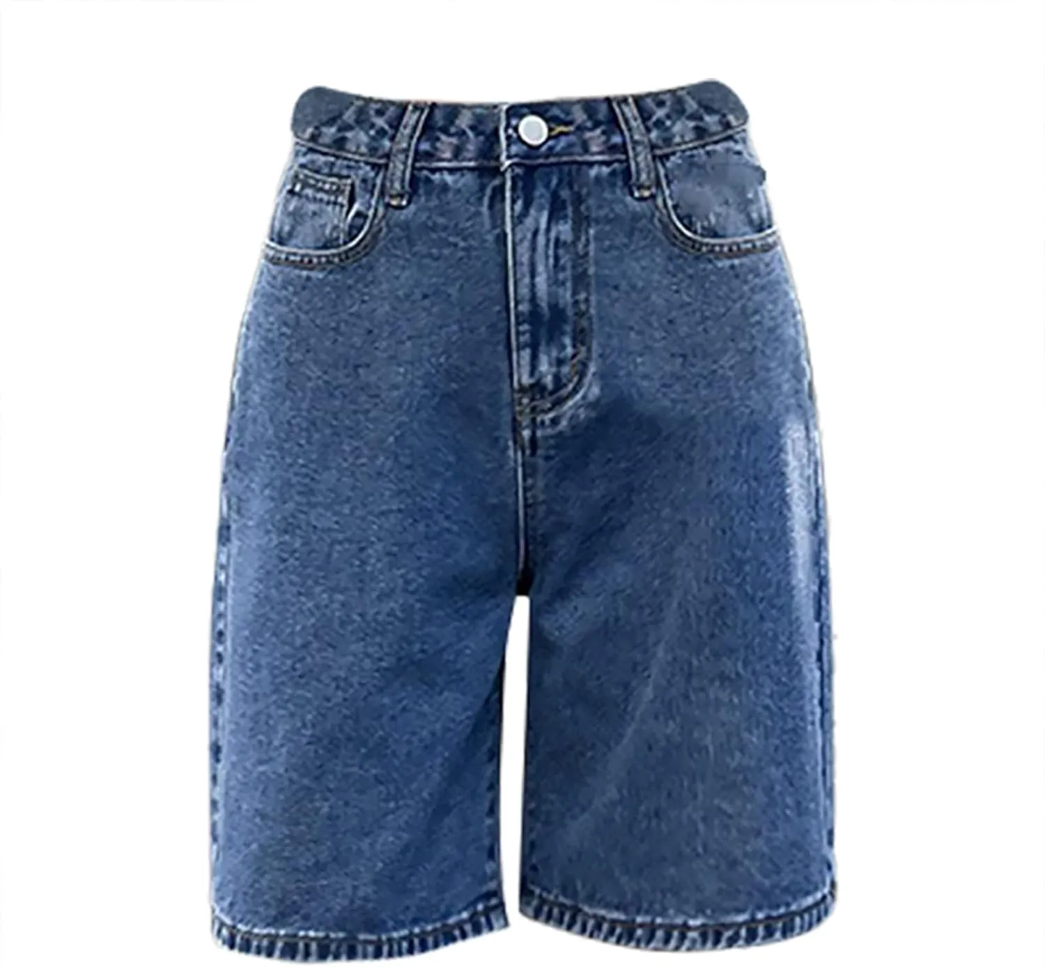 Womens Jean Shorts High Waisted Summer 2025 Stretch Cropped Bermuda Shorts Trendy Casual Denim Shorts Loose Fit Jorts
