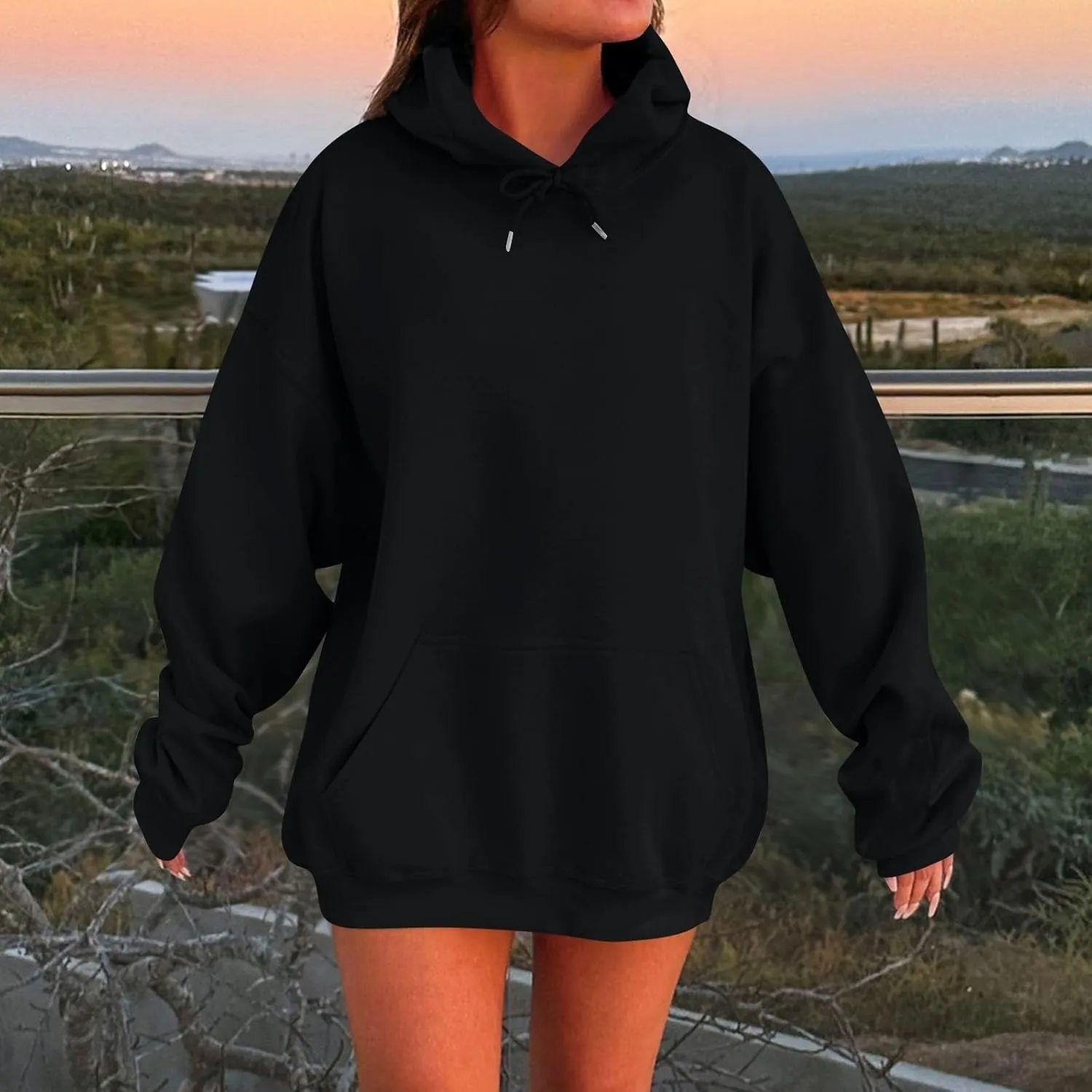 Womens Oversized Hoodies Winter Cotton Sweatshirts Pullover 2025 Fashion Tops Trendy Outfits