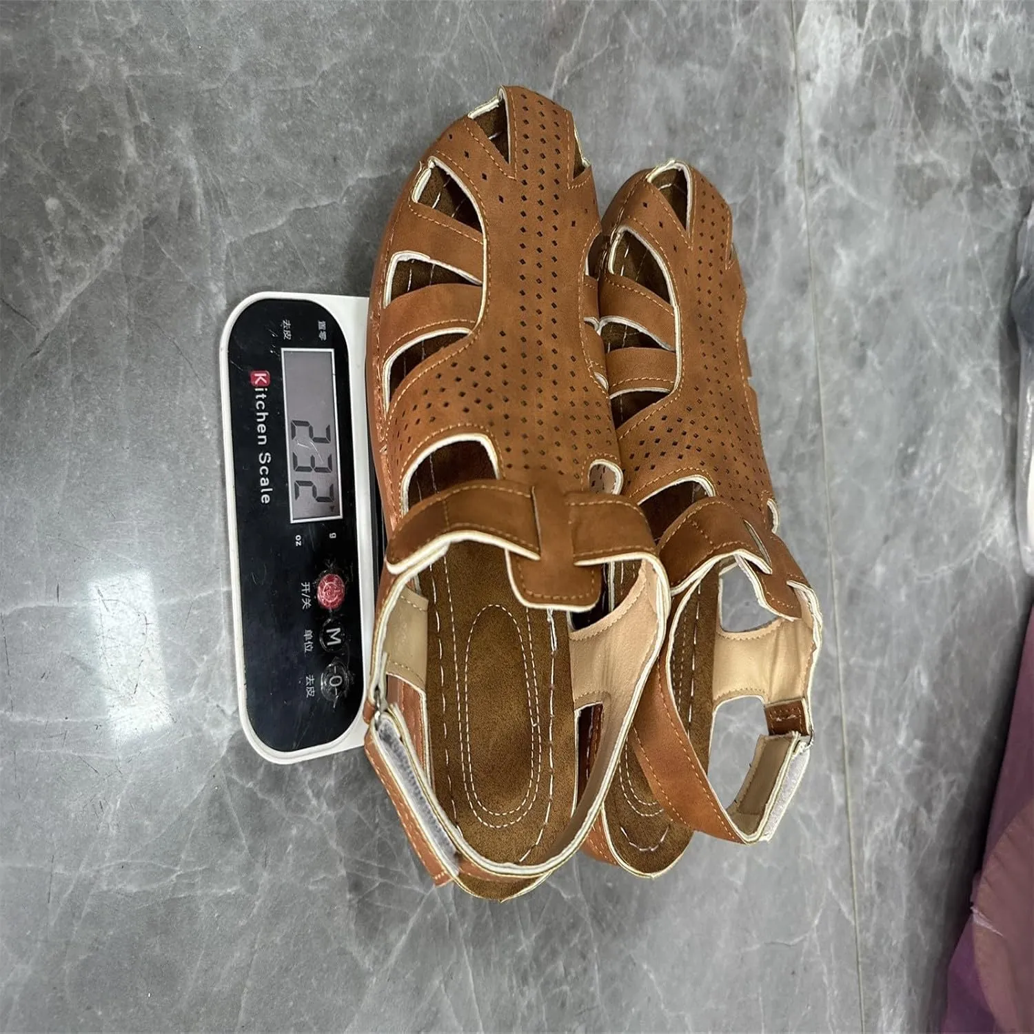 Womens Sandals Wedge Comfortable Ankle Strap Closed Toe Summer Platform Sandals Casual Bohemia Gladiator Outdoor