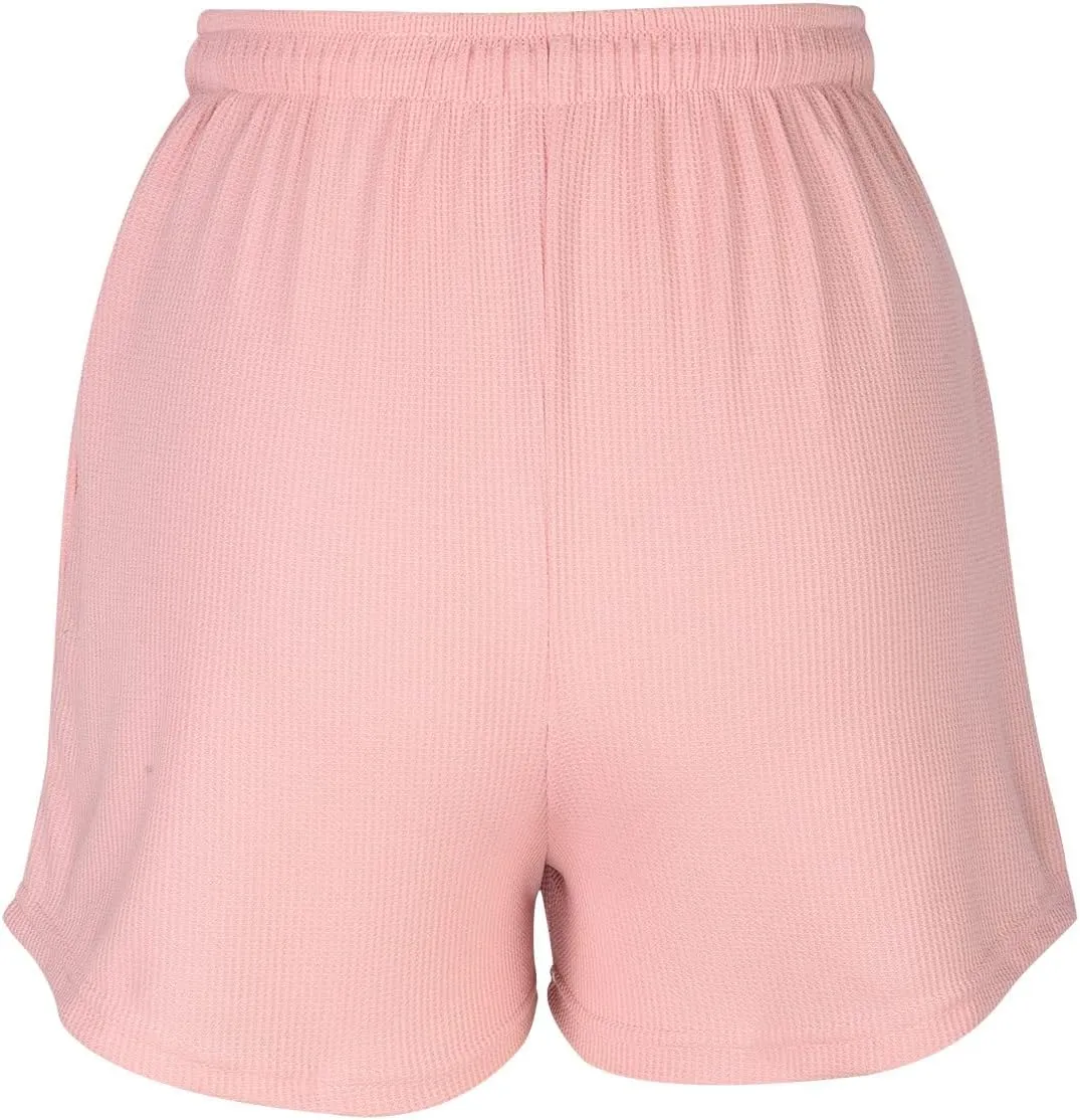 Women's Shorts 2024 Trendy Summer Dressy Shorts Elastic High Waisted Pleated Business Casual Work Shorts with Pockets