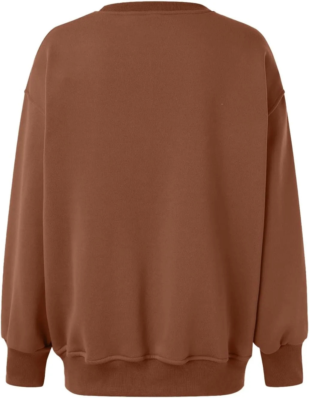 Women's Solid Color Sweatshirt Hoodie Round Neck Pullover Sweater Casual Comfort Fall Fashion Clothing