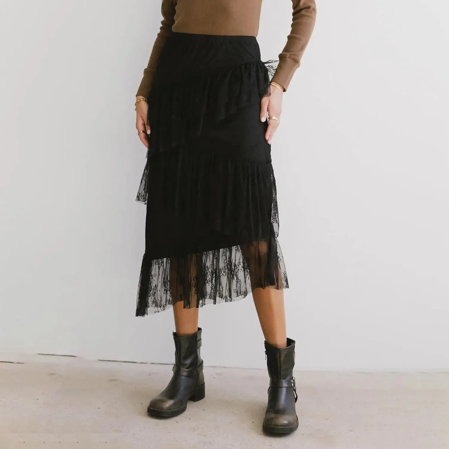 Women's Summer Y2k Floral Lace Maxi Skirt Casual Fashion Low Waist Holiday Party Wrap Half Dress Streetwear