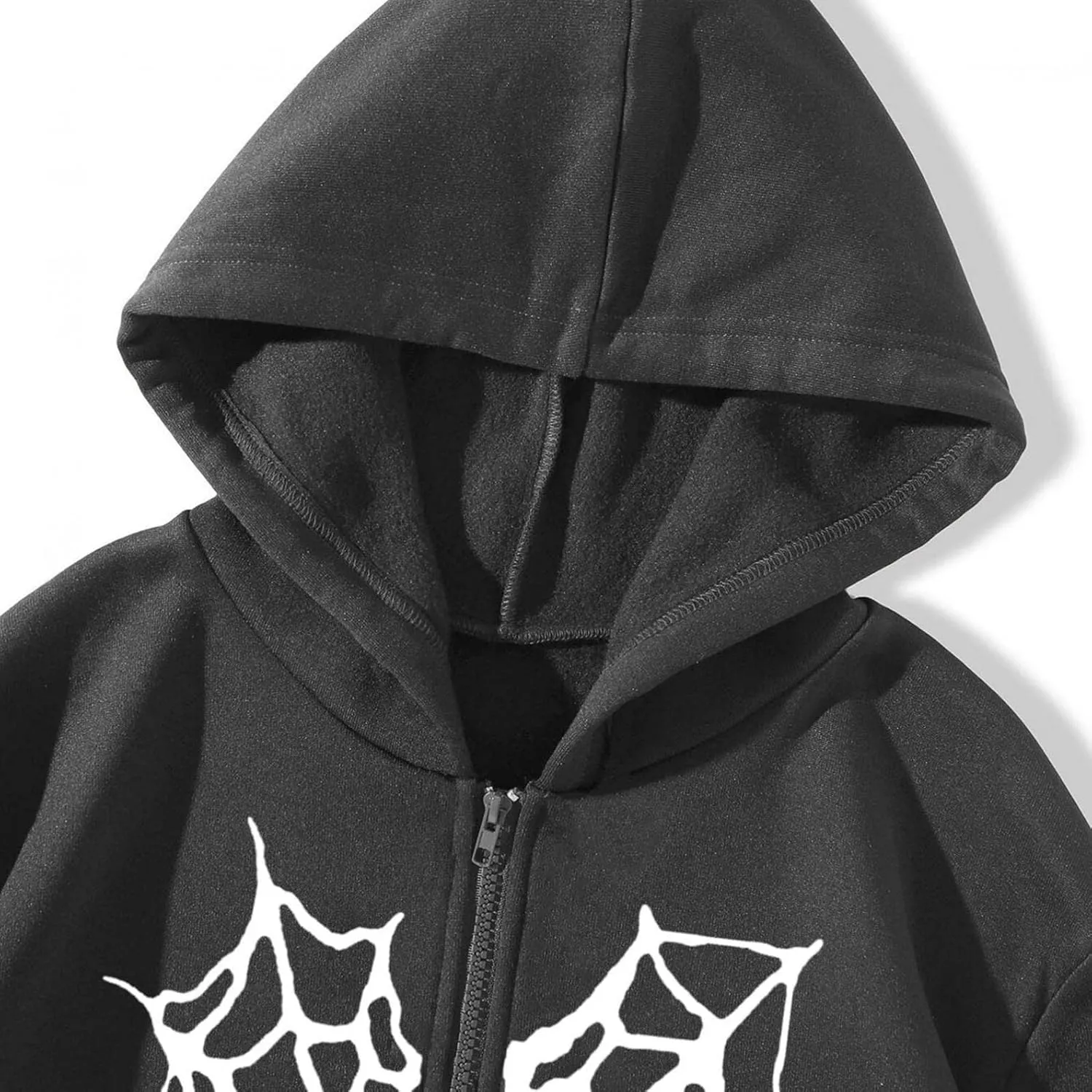 Y2K Hoodies for Women Full Zip Up Print Graphic Pockets Hooded Jacket 90s Long Sleeve Sweatshirt with Hood Grunge Harajuku
