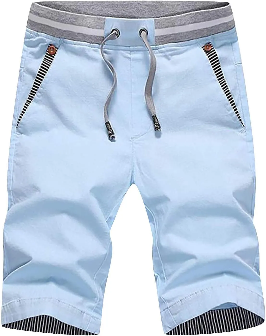 Ymosrh Men's Shorts Sports Pocket Workwear Casual Loose Shorts Jogging