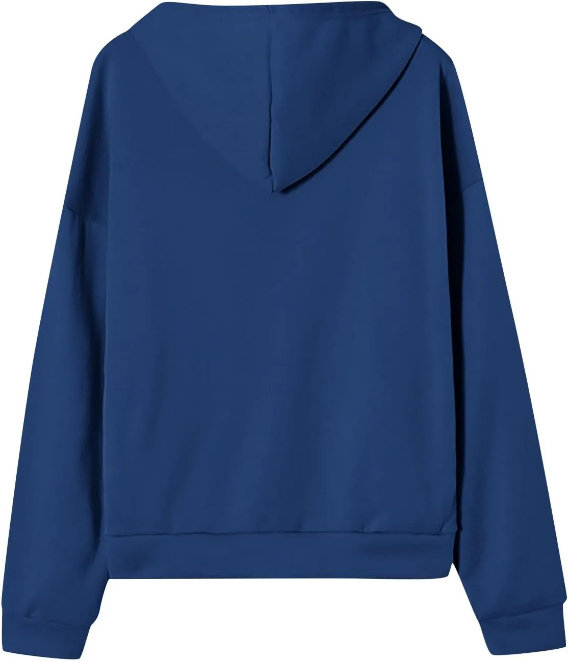 Zip Up Hoodie Women Fleece Oversized Sweatshirt Hoodies Casual Drawstring Athletic Gym Sweat Jackets with Pockets