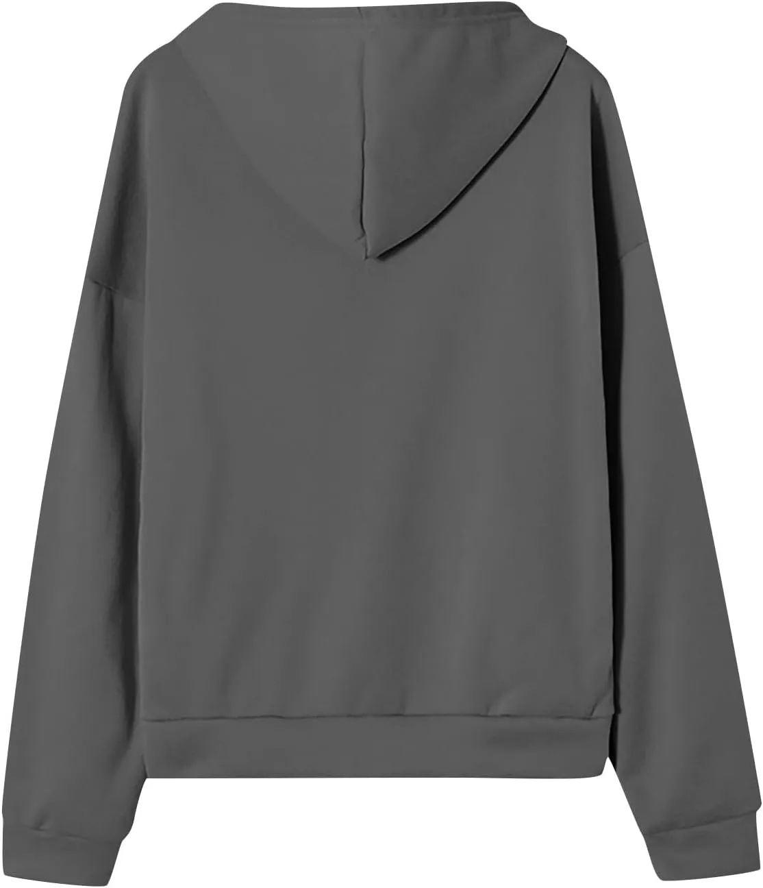 Zip Up Hoodie Women Long Sleeve Oversized Sweatshirts Y2K Jacket With Pockets 2024 Fall Outfits